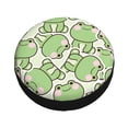thumbnail image 3 of Balery Cute Frogtire Cover Waterproof Dust-Proof, Universal Spare Wheel Tire Cover For Trailer, Rv, Suv Truck And Vehicle Camper Accessories-16 Inch, 3 of 9