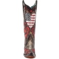 thumbnail image 3 of Corral Women's Stars And Stripes Embroidered Western Boot Snip Toe - Z5236 10 M  US, 3 of 4