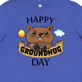 thumbnail image 4 of Inktastic Happy Groundhog Day Cute Youth T-Shirt, 4 of 5