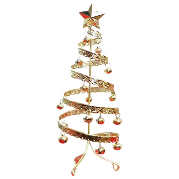 Campana de Hierro para Manualidades, Mini Árbol de Navidad, Simulación de Escritorio, Árbol de Navidad, Exhibición, Decoraciones Navideñas,