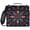 Feathers and Beads Pattern, variant on Zipper Binder with Shoulder Strap 2 inch 3 Ring Waterproof File Folder Organizer Bag 500 Sheet Brown Leopard Print Pattern