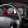 thumbnail image 4 of TINKI Soft Carbon Fiber Car Dashboard Speedometer Frame Sticker Interior Trim Compatible with Toyota Tacoma 2015 2016 2017 2018 2019 2020 2021 2022 2023 Accessories, 4 of 7