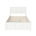 thumbnail image 6 of Madison Platform Bed with Matching Foot Board with Twin Size Urban Trundle Bed in Multiple Colors and Sizes, 6 of 7