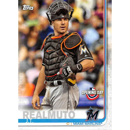 2019 Topps Opening Day #60 J.T. Realmuto Miami Marlins Baseball (Marlin 60 Best Price)
