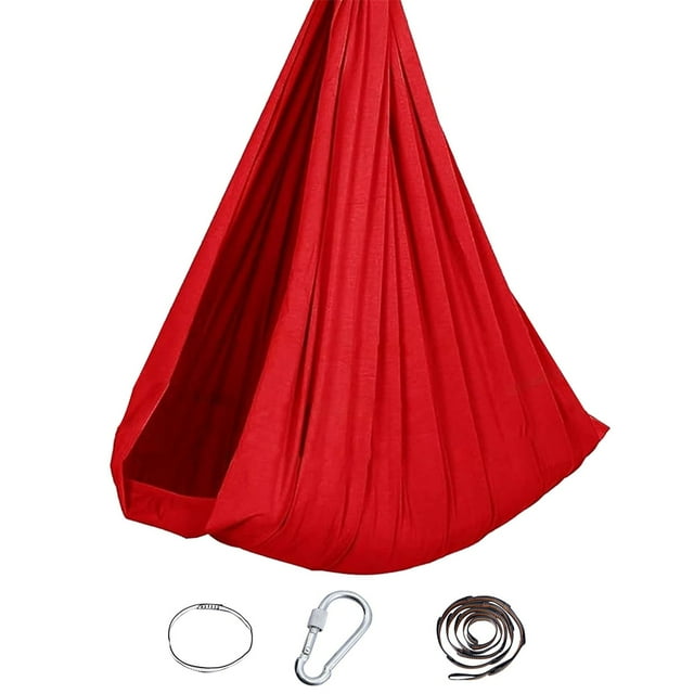 DJN Toys and Hobbies Yoga Sensory Swing Set Aerial Inversion Swing With Ceiling Mount For Indoor Outdoor Children Trampoline