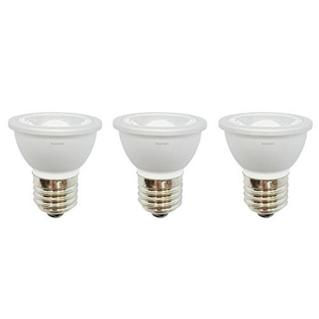 

3-LED Light Bulbs HR16 120V E27 MR-16 JDR C Hood Lamp Short Neck E26 (Warm White)