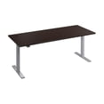 thumbnail image 2 of Scranton & Co Engineered Wood 72W Adjustable Standing Desk in Mocha Cherry, 2 of 7
