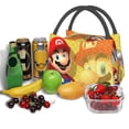 thumbnail image 4 of Saiise Mario Print Lunch Bag for Women & Men Adult Insulated Lunch Box,Leakproof Cooler Food Lunch Containers Reusable High Capacity Lunch Tote Bags for Work, Travel, Outdoor, 4 of 7