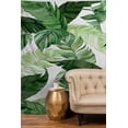 thumbnail image 2 of Society6 Green Leaf Watercolor Pattern by Marta Barragan Camarasa Tapestry, 2 of 4