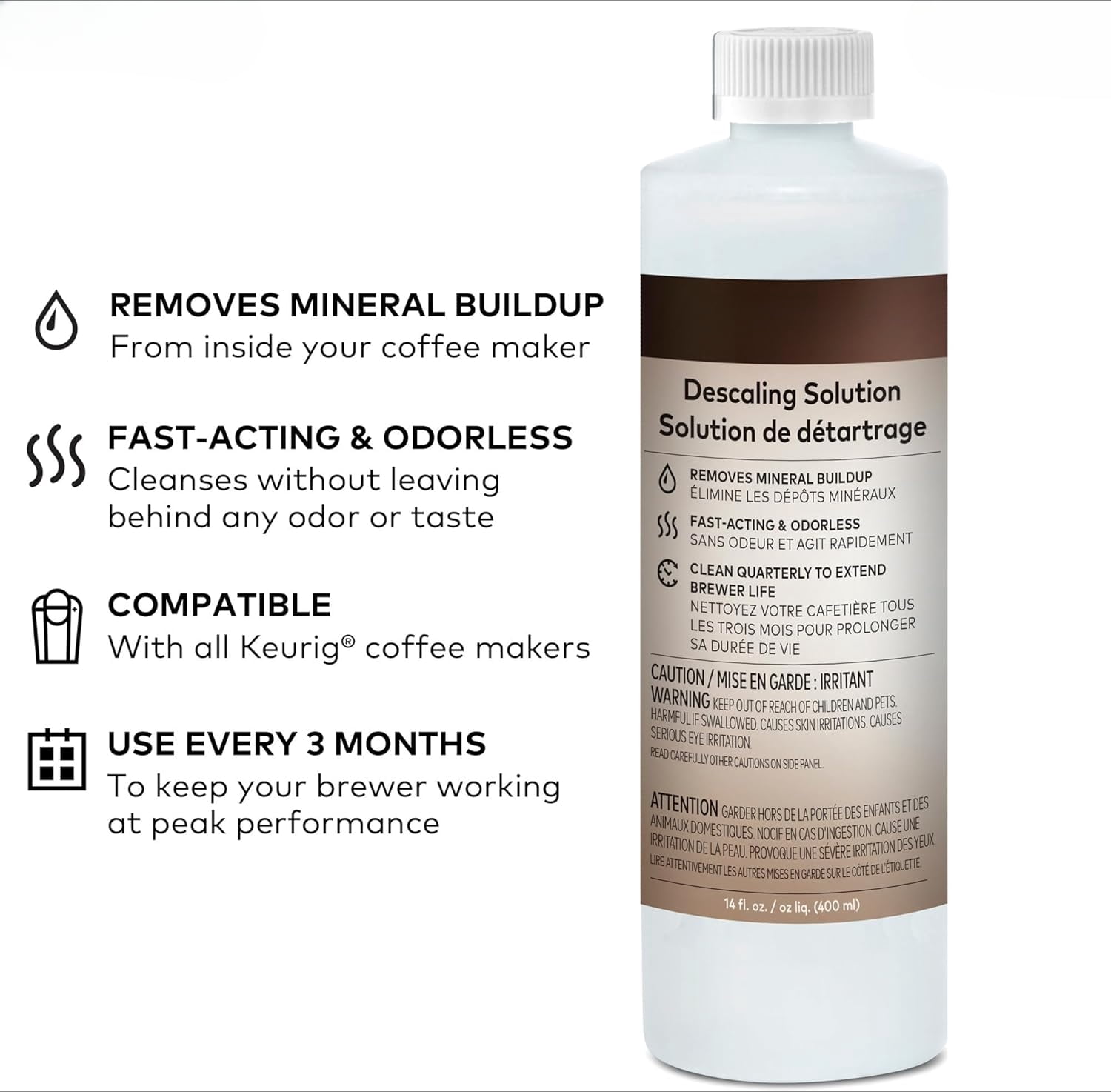 3-Month Brewer Maintenance Kit Includes Descaling Solution, Water Filter Cartridges & Rinse Pods, Compatible Classic/1.0 & 2.0 K-Cup Coffee Makers, 7 Count