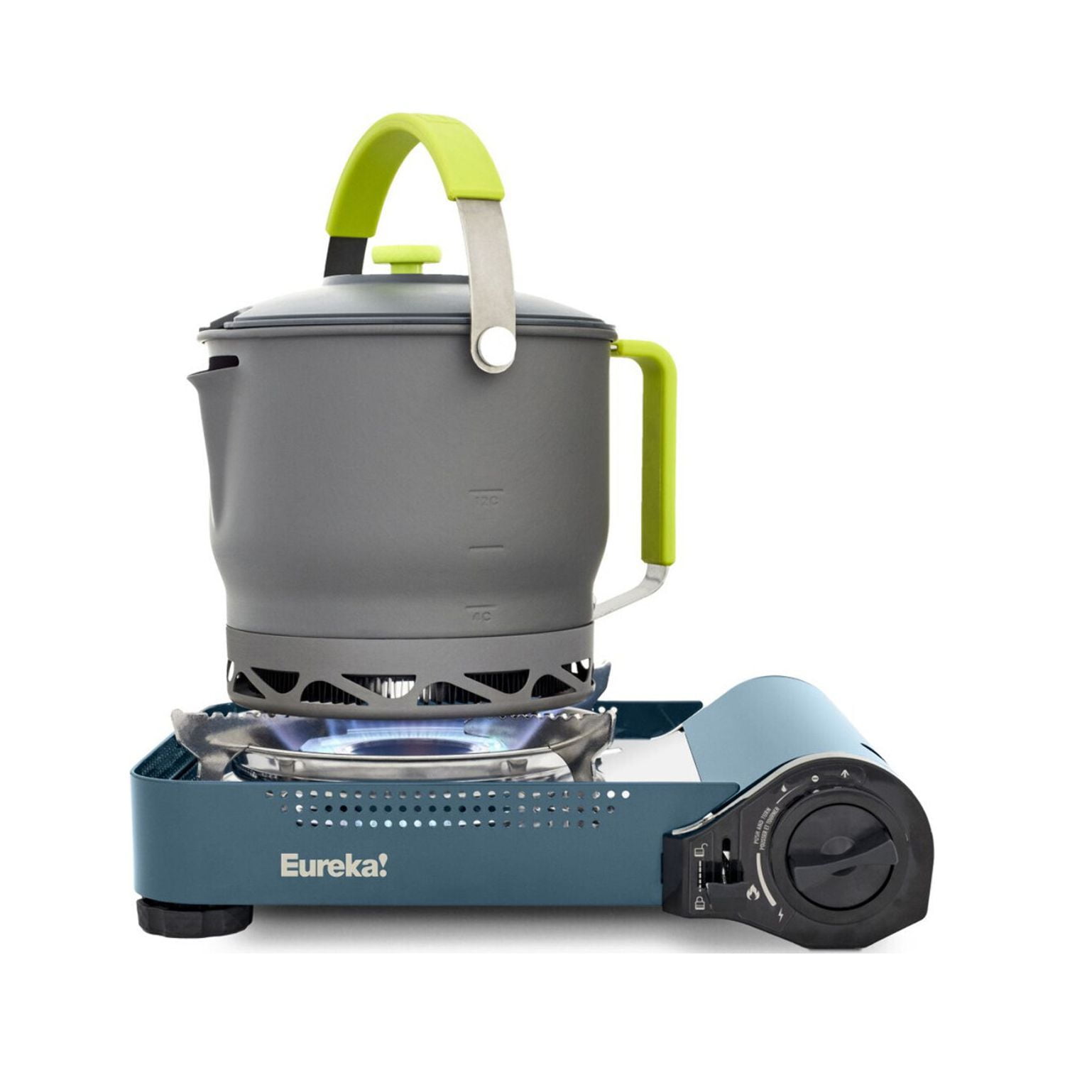 Eureka 2572201 SPRK Portable Butane Camping Stove, 1 Burner, Legion Blue
