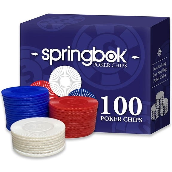 Springbok Poker Chips 100 Pack