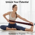 thumbnail image 4 of Fitness Resistance Band for Stretching and Yoga | Numbered 8-Section Elastic Training Band with Clear Markings for Full Body Stretching & Shaping, 4 of 8