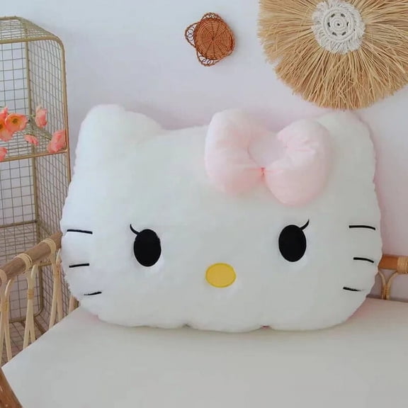 KK Hello Kitty Multicolor PP Cotton Decorative Pillow