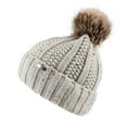 thumbnail image 2 of Jessica Simpson Women's Speckled Ribbed Knit Beanie Hat, 2 of 5