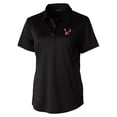 thumbnail image 2 of Women's Cutter & Buck Black Eastern Washington Eagles Prospect Textured Stretch Polo, 2 of 3