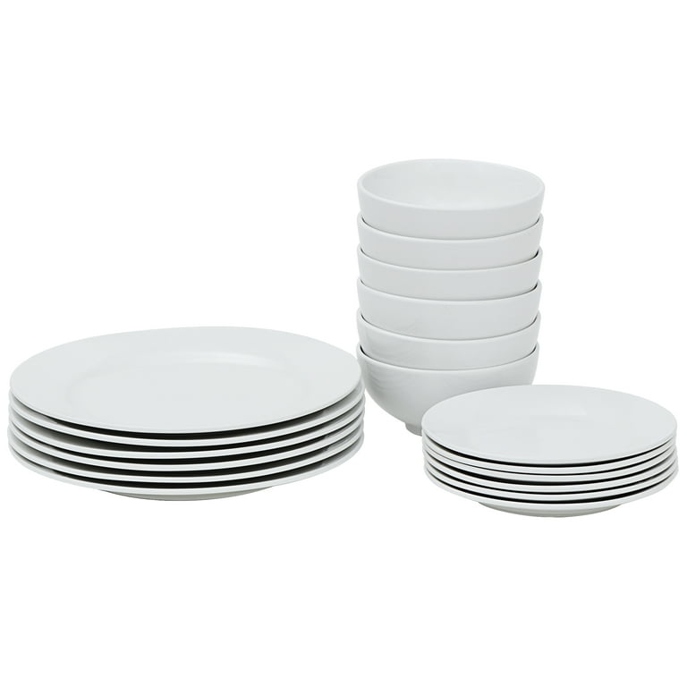 Total Home Microwavable Plastic Dinner Plates