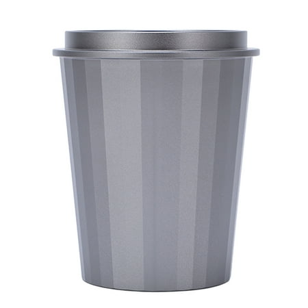 

Coffee Dosing Cup Polished Inner Wall Seamless Powder Connection Cup Powder Feeder For Bean Grinder Silver Gray