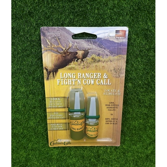Hunters Specialties Long Ranger and Fight'n Cow Combo - Easy-to-Use High-Pitch Realistic Cow Elk Sounds Hunting Big Game Calls