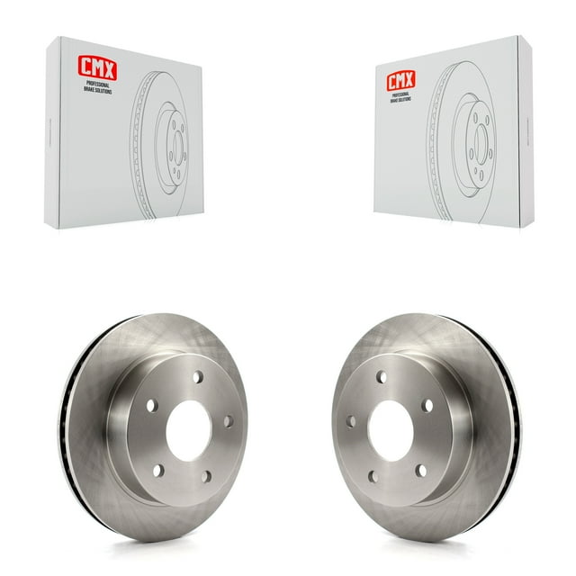 CMX Front Disc Brake Rotors Pair for Car 2000-2001 Dodge Ram 1500 4WD K8-100214