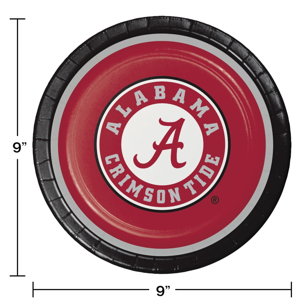 Creative Converting University of Alabama Tailgating Kit, Serves 8