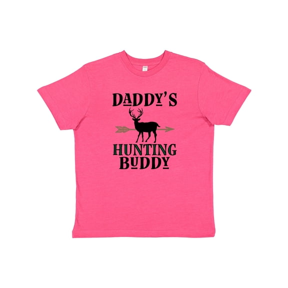 Inktastic Daddy Hunting Buddy Bow Hunter Youth T-Shirt
