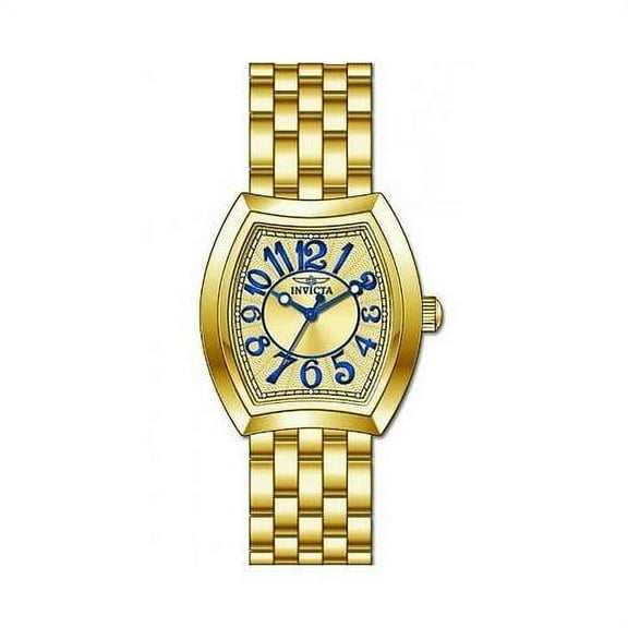 Invicta Women's 15040 Angel 18K Gold Plated Steel Gold-Tone Dial Watch