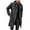 Dark Gray, variant on Sherrylily Men Trench Coat Double Breasted Belted Windbreaker Long Jacket Casual Windproof Overcoat
