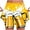 Yellow#3, variant on LEBONYARD Tennis Skirts for Women Plus Size,Women's Elastic Yoga Skirt with Shorts,Women's New Color Oktoberfest Print Mid-waist Skirt Pants Sports Shorts Bottoming Skirt Pants Yellow M
