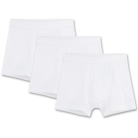 Sanetta Pantalón corto para Niños - Pantalón, Calzoncillos, Organic Cotton, 104-176, color sólido Blanco 176 (14 Years)