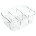thumbnail image 1 of MAINSTAYS Divided Clear Cosmetic Organizer Tote, 1 of 4