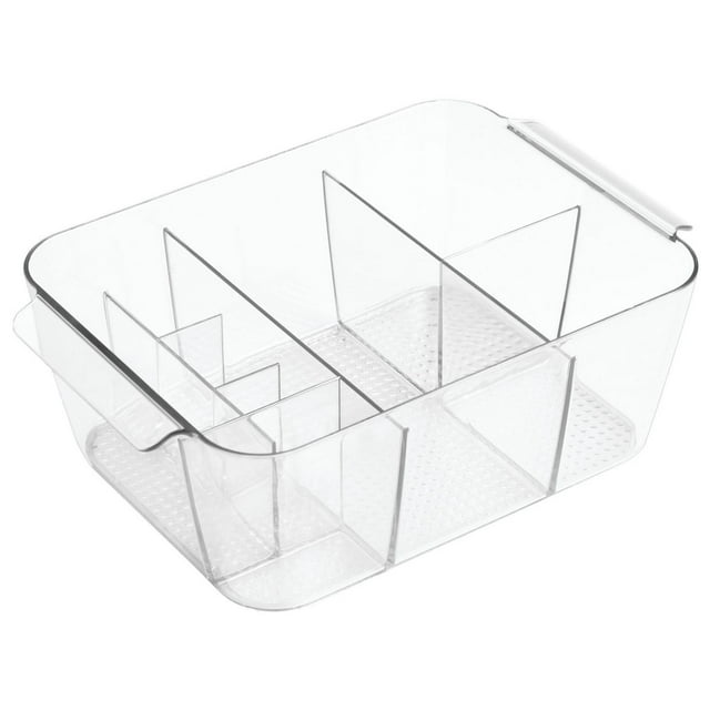 MAINSTAYS Divided Clear Cosmetic Organizer Tote