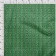 thumbnail image 4 of oneOone Velvet Green Fabric Block Craft Projects Decor Fabric Printed By The Yard 58 Inch Wide-F2, 4 of 5