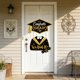 thumbnail image 4 of CaiYueKe 2026 Graduation Decorations Gold Congrats Grad Banner Porch Sign Welcome Wreath Graduation Decorations for Party Decorations Hanging Door Decor, 4 of 6
