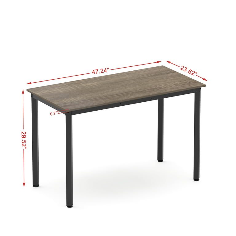 Computer Desk Multifunctional Solid Wood Table, Simple Nordic Home Office  Computer Desk Kitchen Dining Table, Table Length 100-200cm, 6 Sizes (Size 