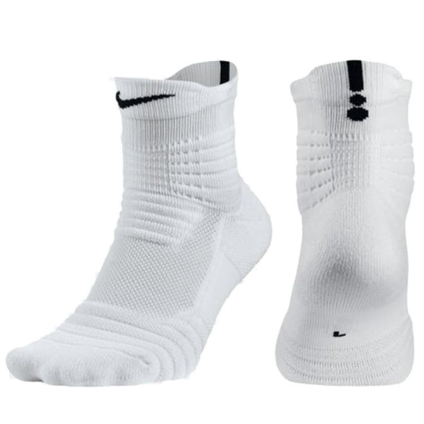 Importancia Condensar Cava Nike Elite Versatility Mid Quarter Basketball Athletic Socks, White/Blk,  X-Large - Walmart.com