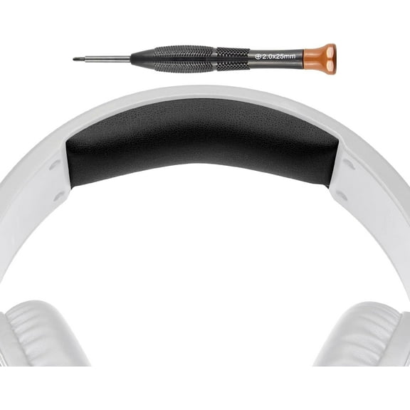 SOULWIT Replacement Headband Pad Kit for OneOdio Studio HiFi Headphones, Headset Head Band Top Cushion Cover Repair Part, Easy DIY Installation (Black)