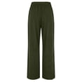 thumbnail image 4 of BUIGTTKLOP Corduroy Dress Pants for Women Business Casual Outfits High Waisted Work Slacks Wide Leg Office Trousers, 4 of 7