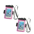 thumbnail image 2 of Xihbxyly Bolsa Impermeable para Teléfono, Diseño Transparente de Doble Cara, Sumergible Hasta 30 M, Pantalla Sensible, Incluye Cordón Flotante y Brazalete, Ideal para Actividades Al Aire Libre, Ajust, 2 of 2