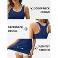 thumbnail image 3 of ANFERRY Women Tank Top with Shelf Bra Cotton Camisole Undershirt Pack of 2, 3 of 12