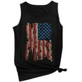 thumbnail image 2 of IROINNID Women's Round Neckline Tank Sleeveless 4th Of July Flag Tops Shirts Tops, 2 of 3