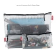 thumbnail image 6 of Clear Mesh Zipper Storage Organizer Bag, 20" x 26" with Handle -  Waterproof Pouch for Papers and Supplies, Large Mesh Zipper Pouch for Travel, Studio or Office Organization, 6 of 7