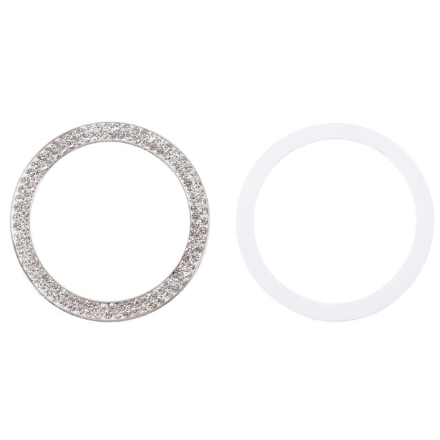 KAKOWELY Ignition Button Ring 2pcs Start Engine Ignition Push Button Cover Diamond Ring Ignition Button Decor1.57"X1.57"X0.2"