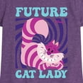 thumbnail image 3 of Disney Classics - Cats & Dogs - Future Cat Lady  - Toddler And Youth Girls Short Sleeve Graphic T-Shirt, 3 of 5