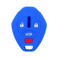 thumbnail image 1 of SEGADEN Silicone Cover Protector Case Holder Skin Jacket Compatible with MITSUBISHI 4 Button Remote Key Fob CV4522 Deep Blue, 1 of 4