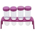 thumbnail image 1 of Miangastore 1 Set Test Tube Rack with Tubes for Scientific Experiments Multi-Functional 4-Hole Tube Rack for Lab Marked Graduated Tubes for Laboratory, 1 of 9