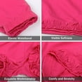 thumbnail image 6 of LittleSpring Toddler Girl Summer Outfits Ruffle Tank Tops and Shorts 2-Piece Short Sets Hot Pink 3T, 6 of 6