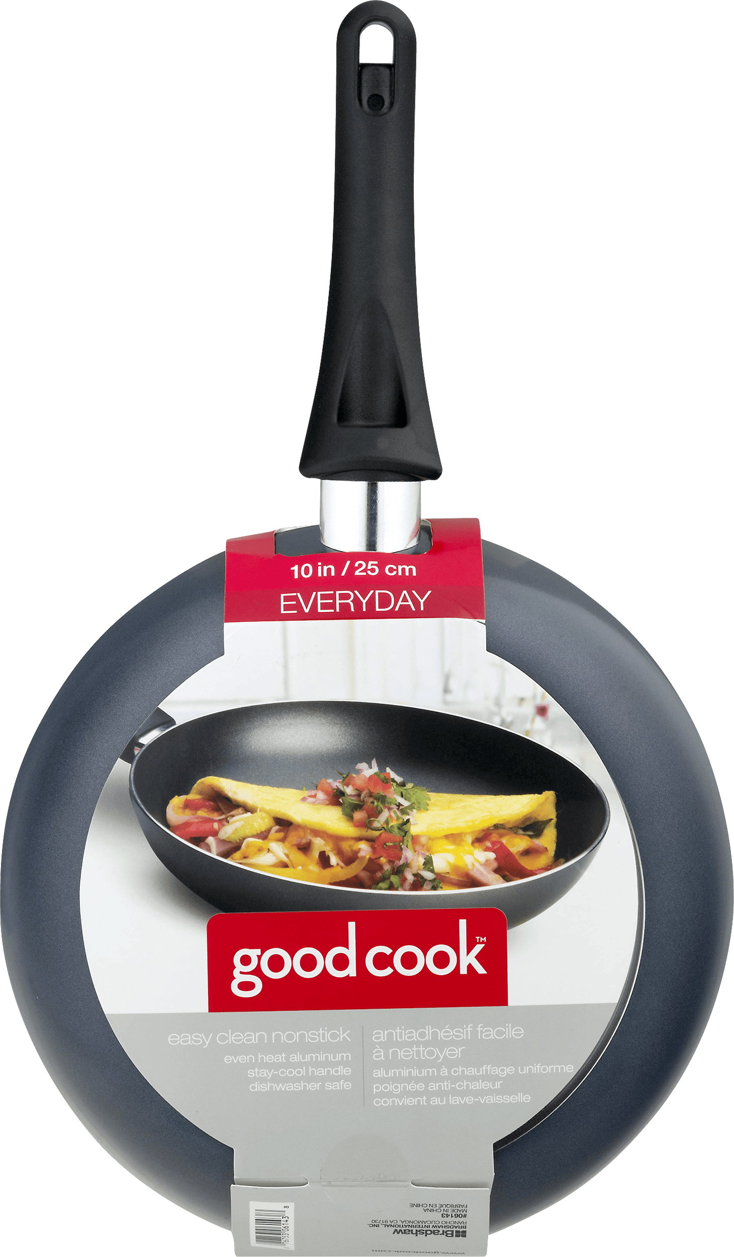 MsMk Non-Stick Small 8 Inch Enamel Frying Pan Grey - Stain-Resistant,  Dishwasher Safe, Easy to Clean - Perfect for Runny Eggs, Steak, Avocado 