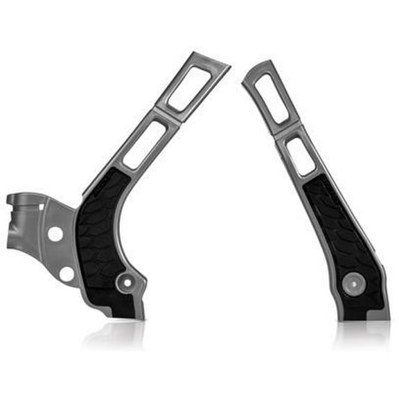 Acerbis 2464741015 X-Grip Frame Guard Silver/Black