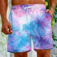 thumbnail image 4 of Viikei Men's Shorts for Outdoor Fun,Men's Special Print Beach Casual Trouser Shorts Pants Blue S, 4 of 7